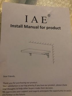 iae floating shelves 16x12inch white