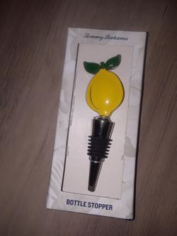 New Tommy Bahama Lemon Wine Stopper