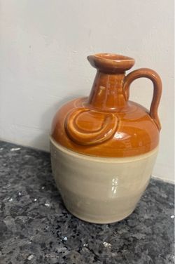 Vintage Ye Monks Whisky Scotland Ceramic Jug