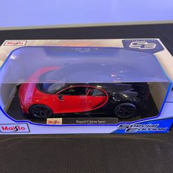 Bugatti Chiron Sport Maisto Diecast Car 1:18 Scale