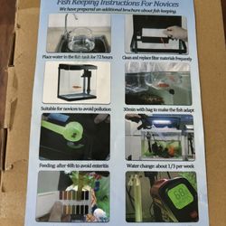 New In Box Compact Fish Tank 