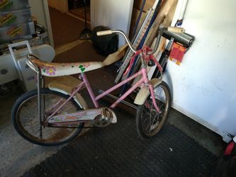 Girls Banana Seat Bike 1980s