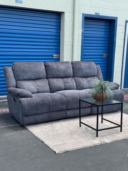 Gray Recliner Sofa