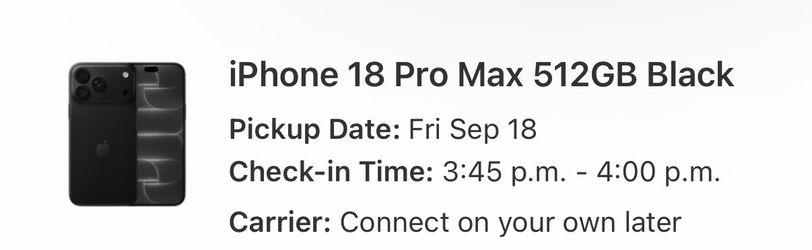 18 Pro Max 512 Unlocked