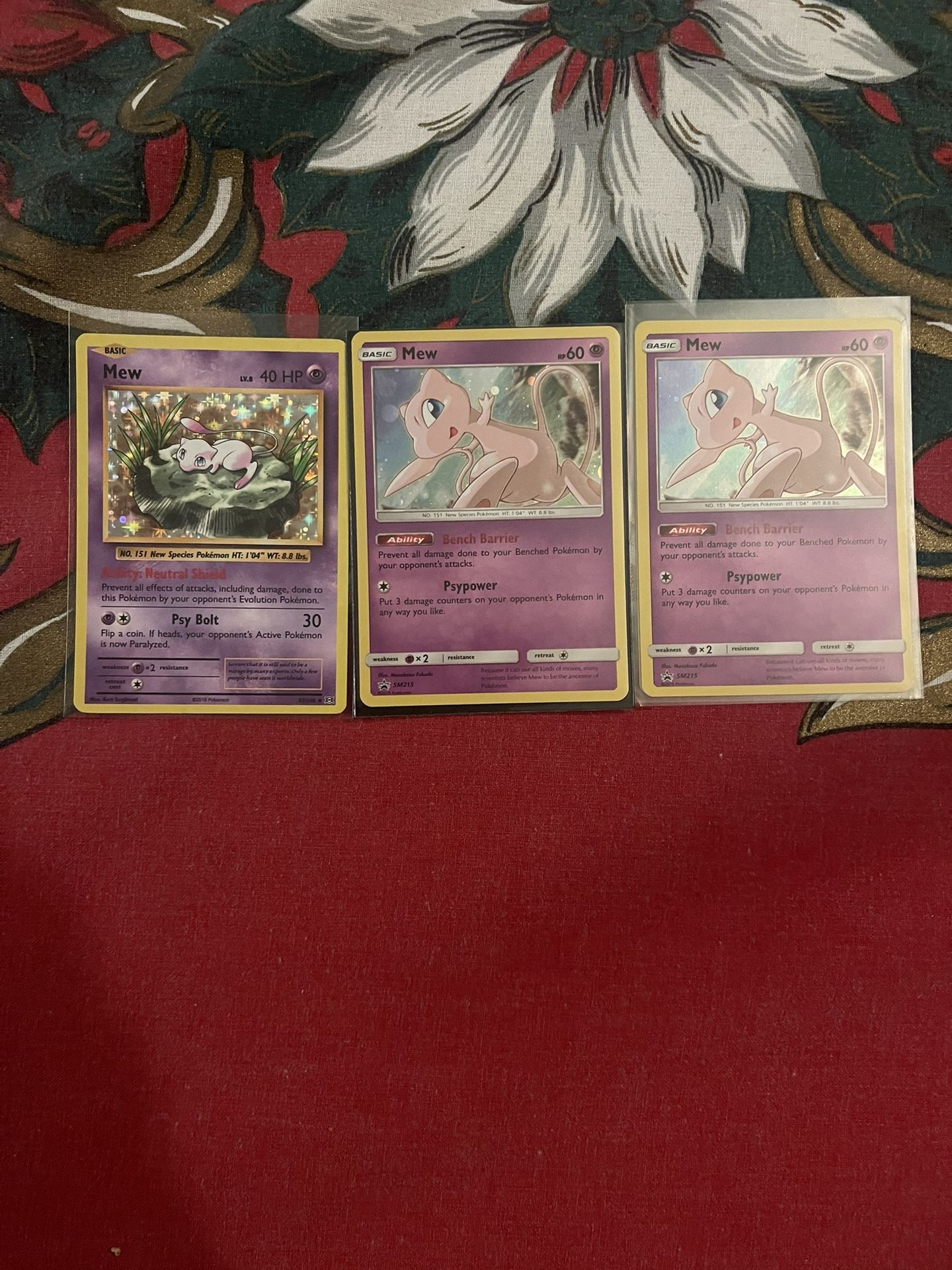 Pokemon Mew Black Star Promos & Evolutions