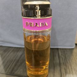Prada Candy Perfume Eau De Parfum 2.7 Oz Ounce 90% Full Jewelry Gold Collector  Bottle Vintage Spray Scent Deoderant Woman's Cologne