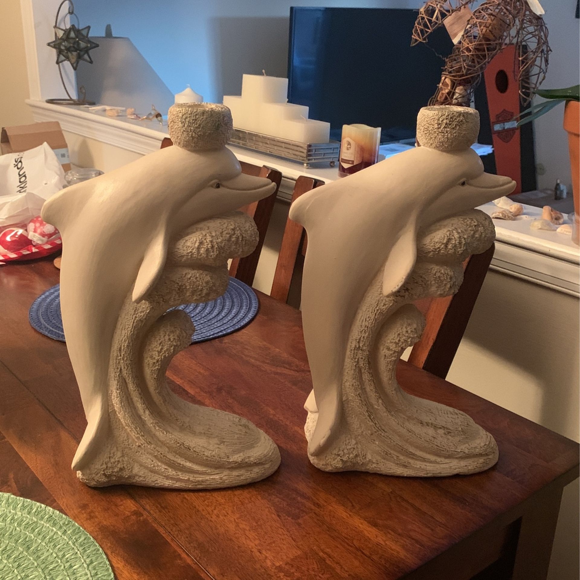 Dolphin Candle Holder