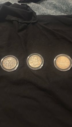3x 1 oz .999 Silver Christmas Rounds | Santa, 2002 Snowman, Merry Christmas America
