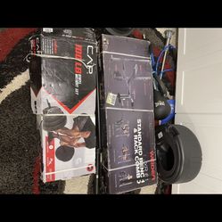 Brand New Bench With Bar & Weights