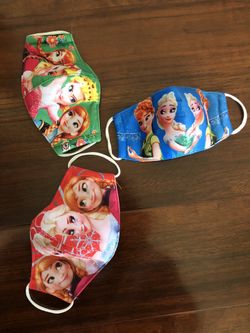 3 cloth masks for kids