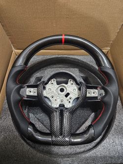 BRAND NEW BMW M2 M3 M4 F30 F20 F22 F25 F80 F36 X5 X6 Real Carbon Fiber Steering Wheel W/ Replacement Trim