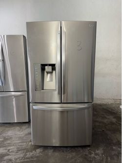 LG French Doors stainless steel refrigerator
