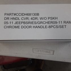 Exterior Door Handle Chrome/Silver Ram,Jeep