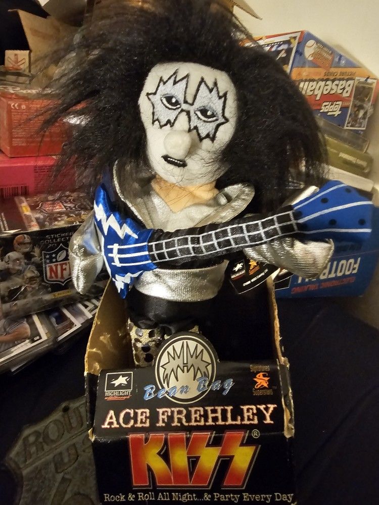 Kiss Plush Doll Ace Frehley Brand New
