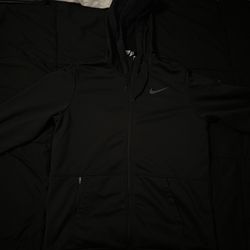 Black Nike Zip-Up Hoodie