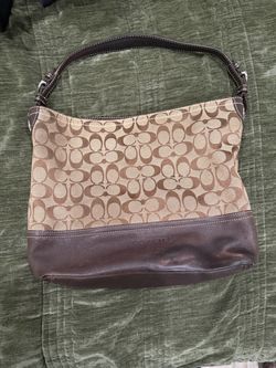 Brown Coach Bucket bag