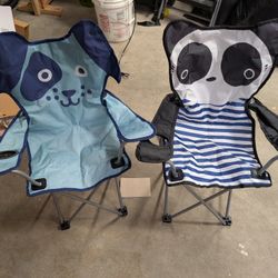 2 Kid Outdoor Chairs for $10