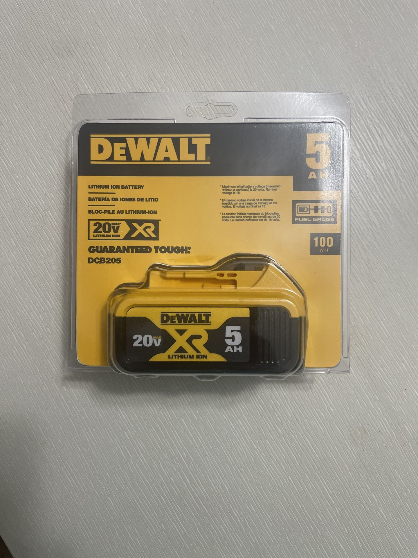 Dewalt 20volt Battery Xr 5.0