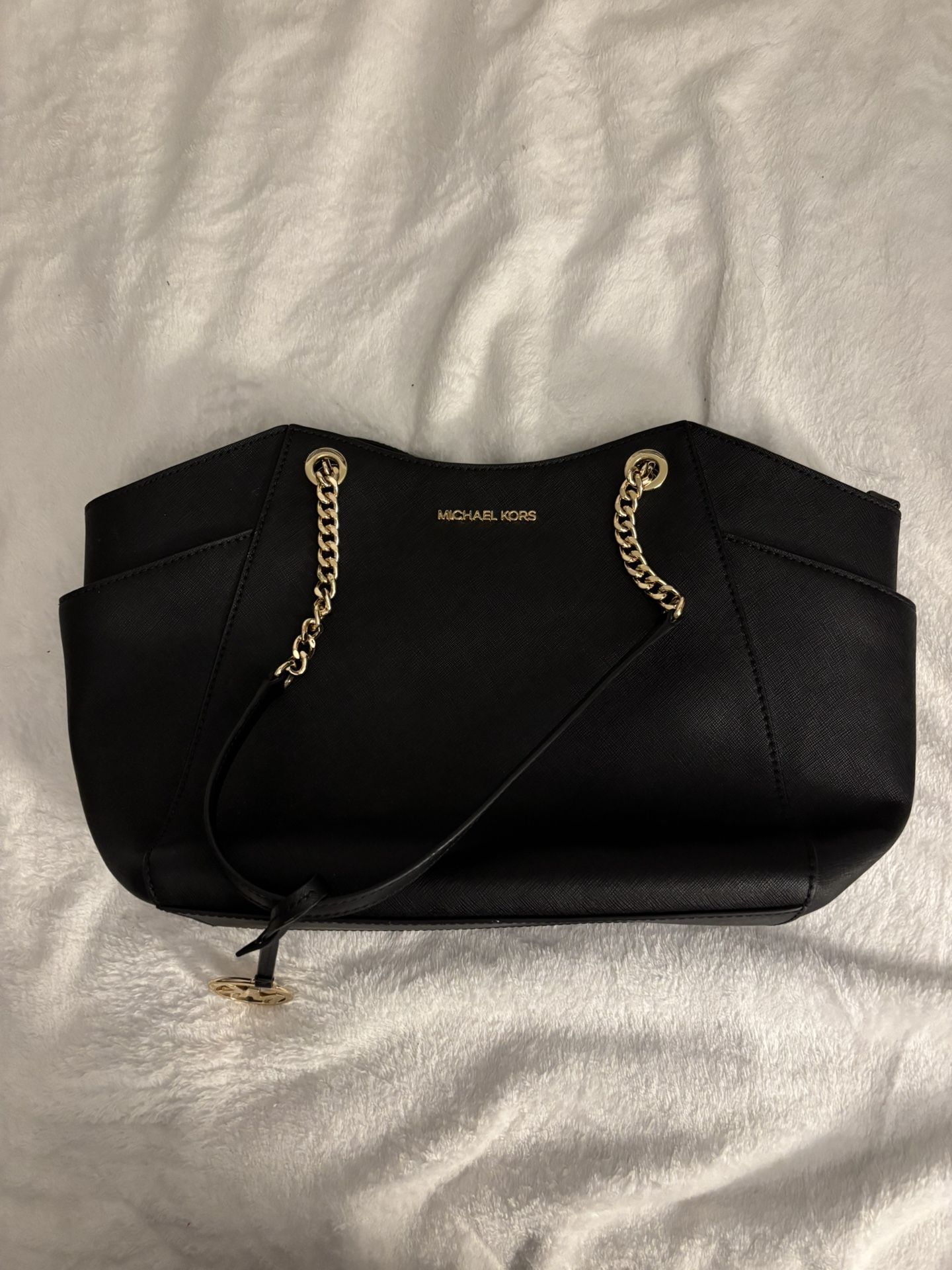 Michael Kors Jet Set Saffiano  Leather Shoulder Bag