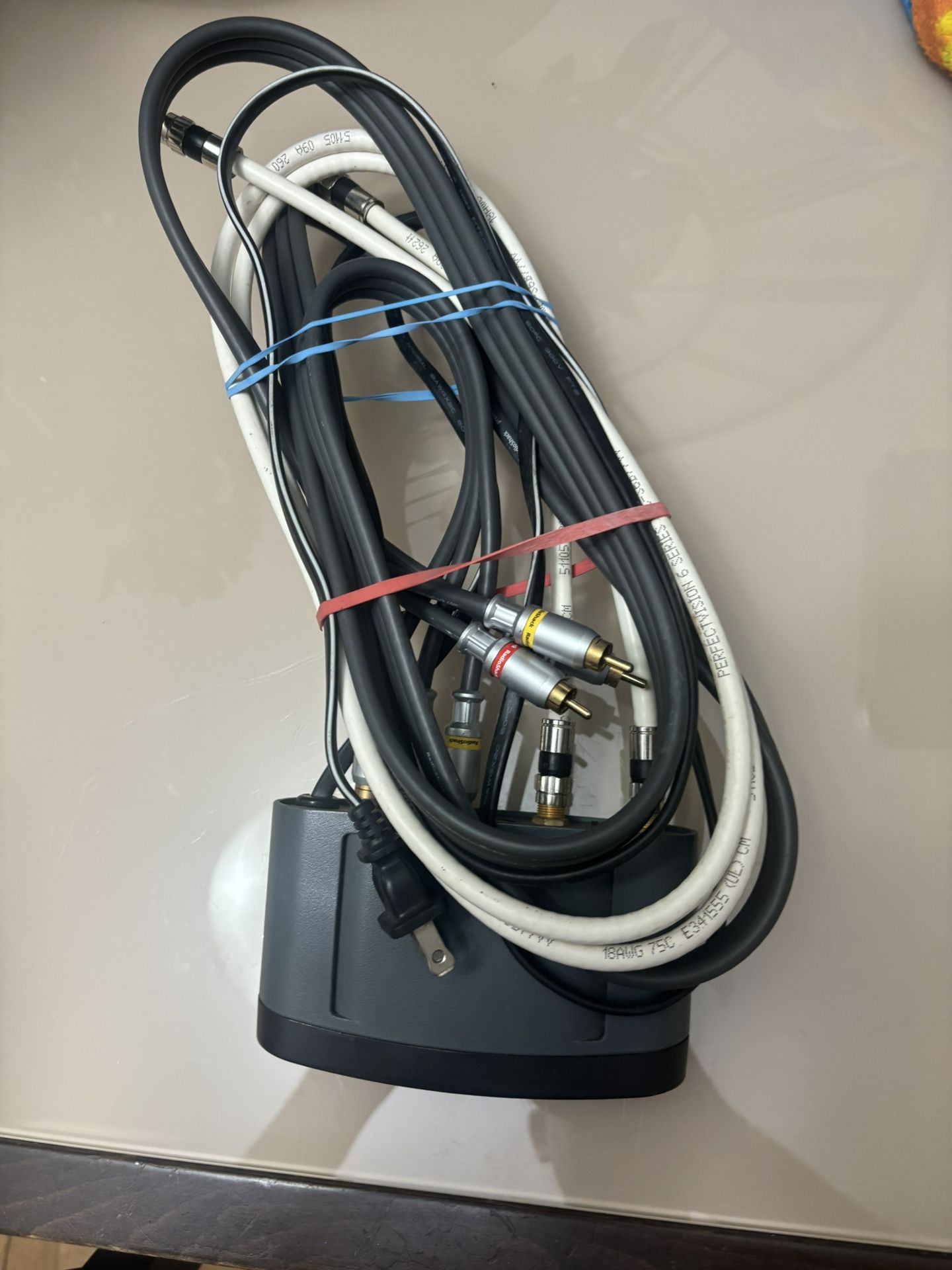 RadioShack RF Modulator With All Extra Cables.