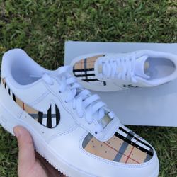 Custom Burberry Air Force 1 AF1 Men’s 10