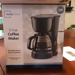 5-Cup Coffee Maker 