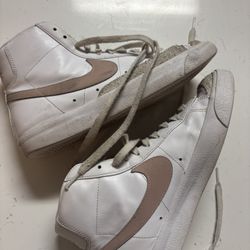 Pink Nike Blazers. Size 9 women’s.