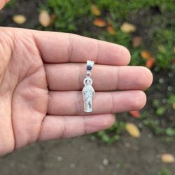 Micro Silver San Judas Pendant