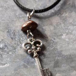 Key Charm Necklace 