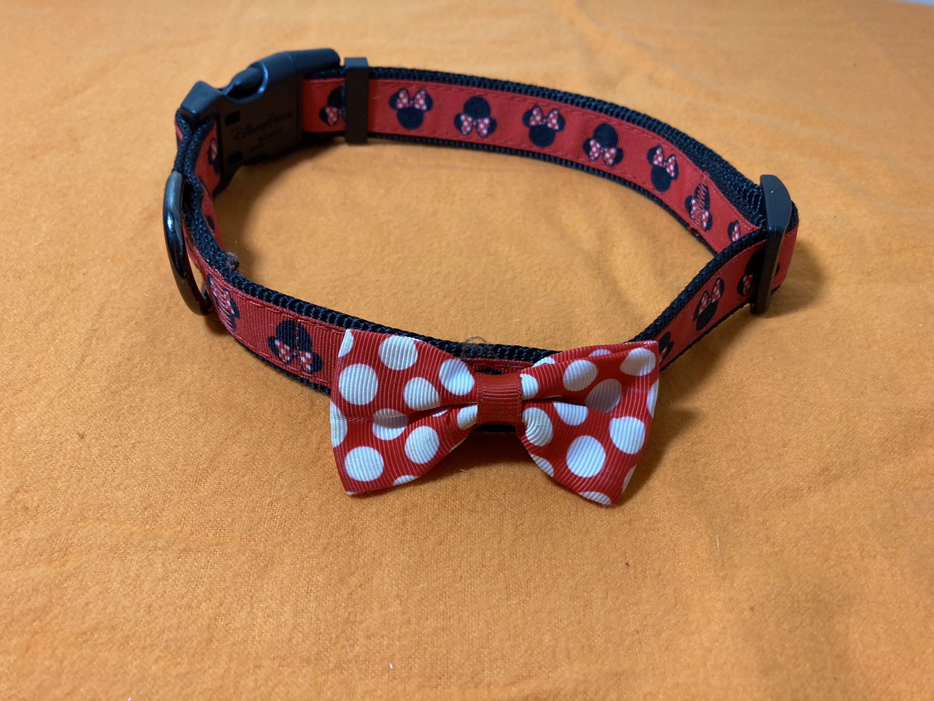 Like New Adjustable Dog Collar  Minnie Mouse Dog Collar $5 Adjustable 18”- 24”