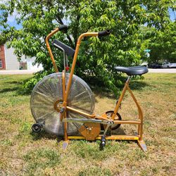 Vintage Schwinn Air-Dyne Stationary Bicycle Gold 1980s