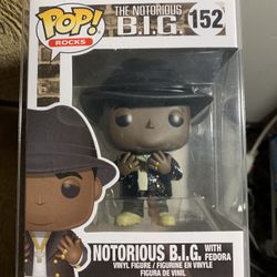Funko pop rocks the notorious big with fedora 152