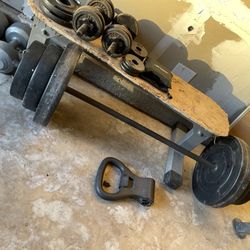 90 90 Lbs Total With Bar And Clamps