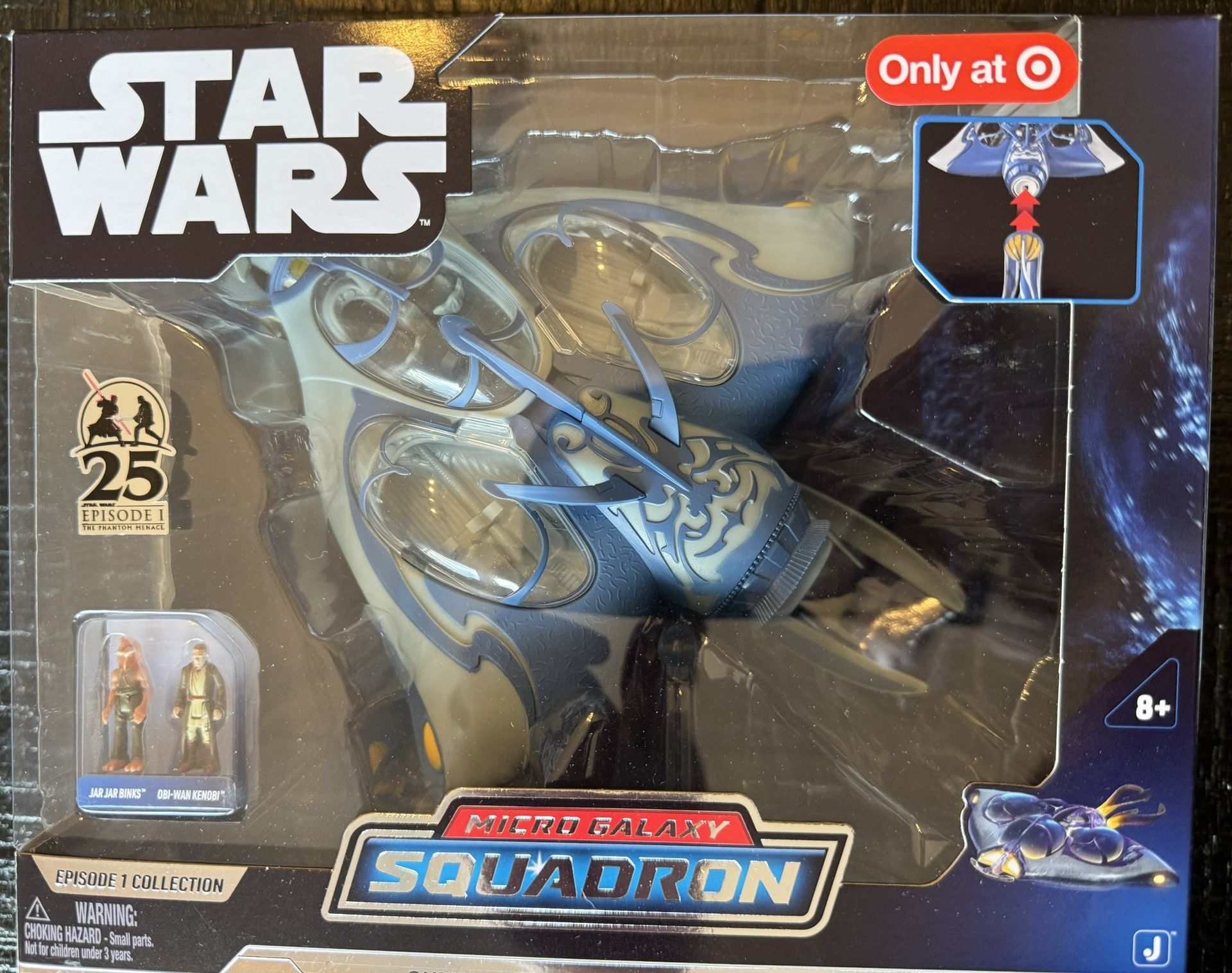 Star Wars Micro Galaxy Squadron Gungan Bongo Submarine and Mini Figure Set NEW!!