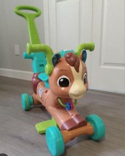 vtech ride on pony push toy walker