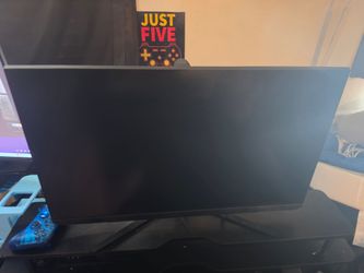 Large Black Flat Screen Monitor