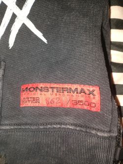 MonsterMax Official Merchandise Limited Edition Hoodie