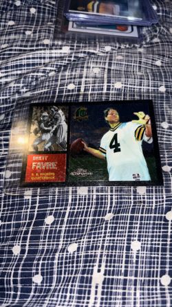 1996 Brett Favre topps chrome football card