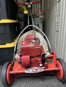 Good Old TORO Reel Mower From Grandpas Shed 