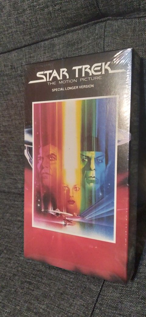STAR TREK THE MOTION PICTURE FACTORY SEALED VHS TAPE 1991 VINTAGE TOS