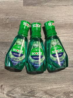 Scope  Outlast Strong Mint Mouthwash 500Ml $2.50 Each