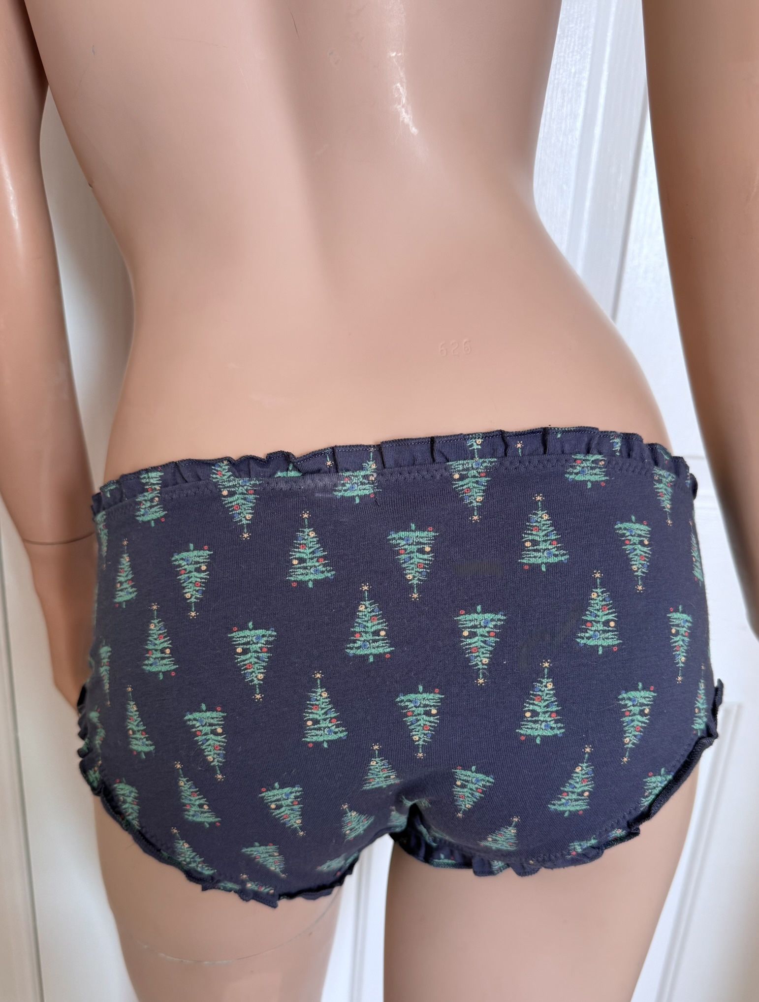 Aerie Hipster Christmas Tree Ruffle Panties M Holiday Underwear NWT Cute & Rare