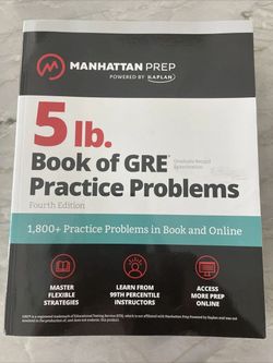 Manhattan Prep GRE Book