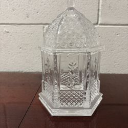 Crystal Candy Dish Covered Grazebo Large Crystal