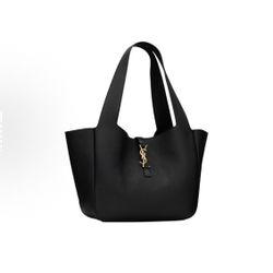 SAINT LAURENT Saint Laurent YSL BEA Series Logo Logo Bronze Hardware Accessories Deerskin Tote Bag Tote Bag Shopping Bag Handbag Regular(104)44