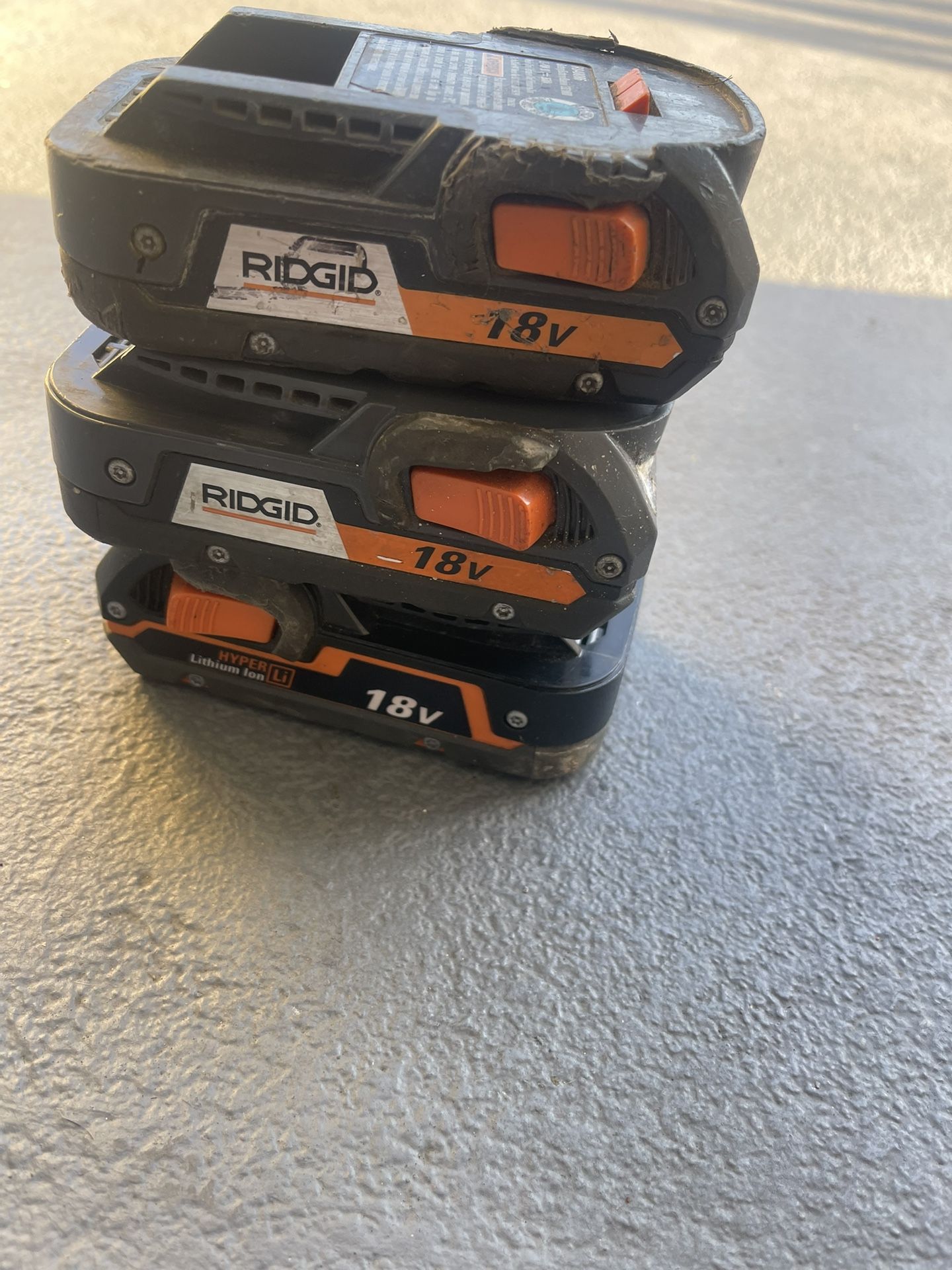Ridgid Battery For Parts Not Charging 