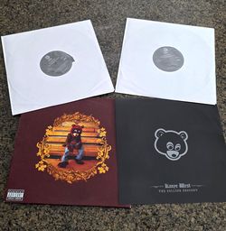 Kanye West The College Dropout 2 X LP Vinyl Record Roc-A-Fella 2004 Hip Hop Rare vintage VTG Y2K