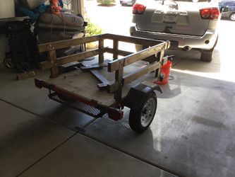 4ftx4ft utility trailer w/ramp