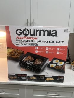 Gourmia Smokeless Grill, Griddle, & Air Fryer
