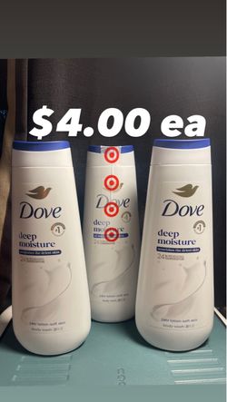 Dove Deep Moisture Body Wash 20 fl oz $4.00ea